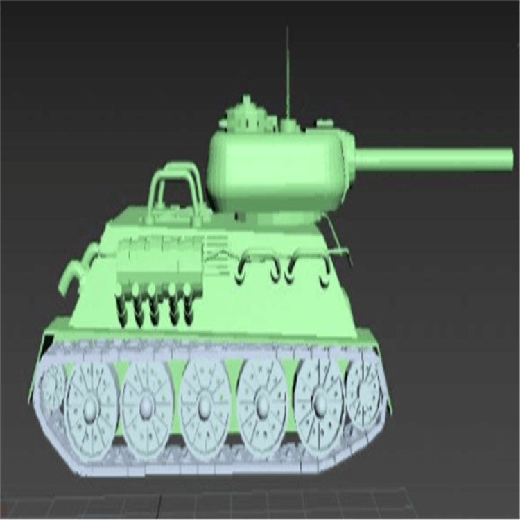 秀屿充气军用坦克模型